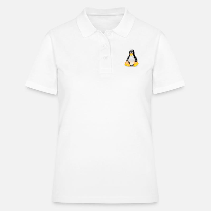 Linux - Women's Polo Shirt - white