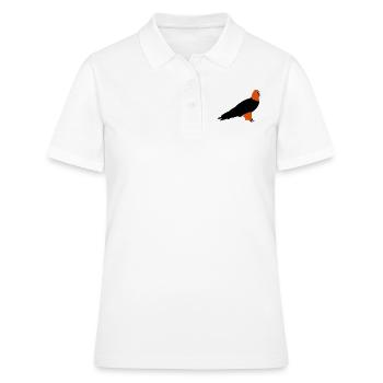 Bartgeier - Frauen Polo Shirt - Weiß - Vorne - Ailine (174cm)