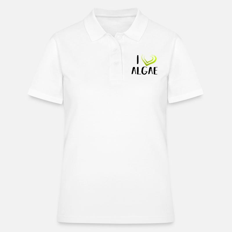 J'aime les algues - Polo Femme - blanc