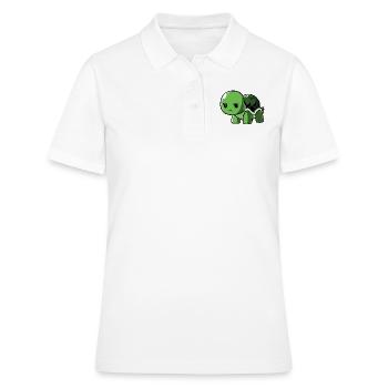 Tortoise annoyed - Women's Polo Shirt - white - Front - Ailine (174cm)
