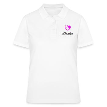 Absätze - Frauen Polo Shirt - Weiß - Vorne - Ailine (174cm)