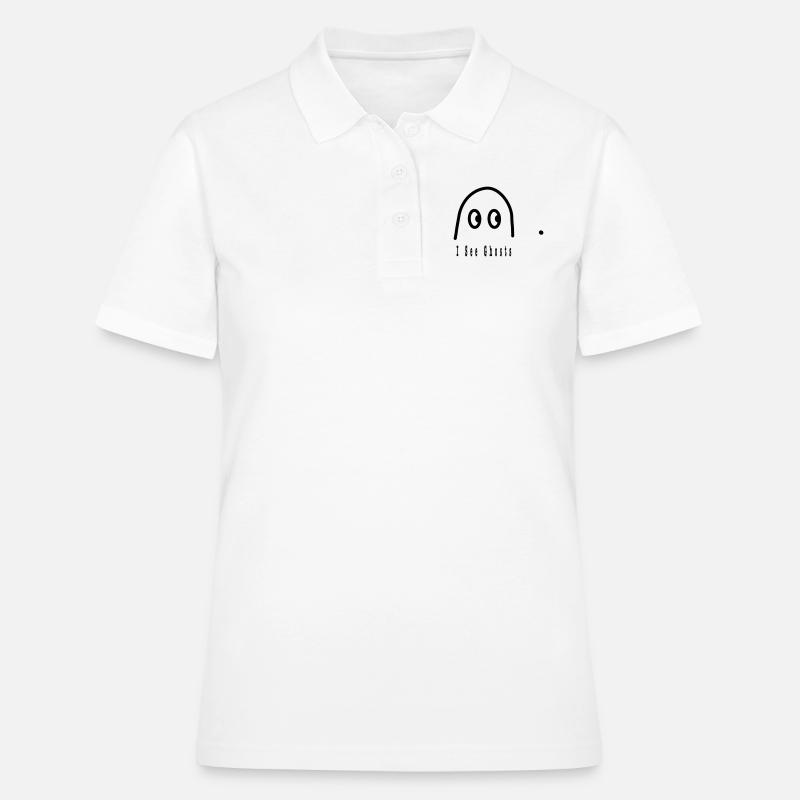 I See Ghosts - Women's Polo Shirt - white