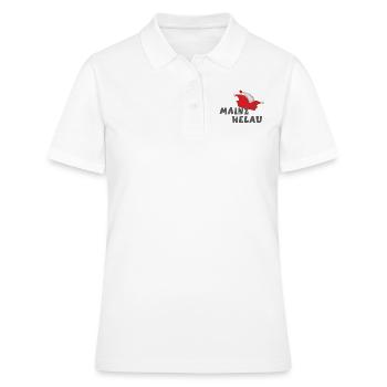 Helau Mainz Helau 01a - Polo Femme - blanc - Devant - Ailine (174cm)