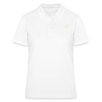 Krone Name Namensschild Liam - Frauen Polo Shirt - Weiß - Vorne - Ailine (174cm)