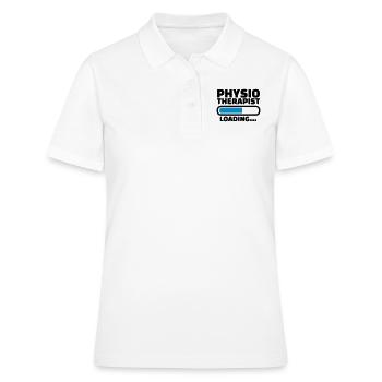 Physiotherapeut - Frauen Polo Shirt - Weiß - Vorne - Ailine (174cm)