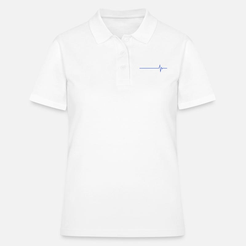 True Warriors white - Women's Polo Shirt - white