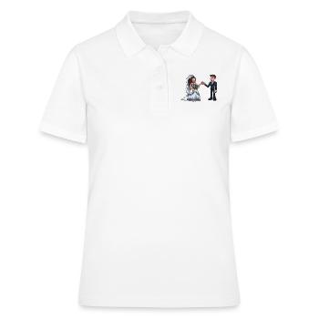 Mariée et marié - Polo Femme - blanc - Devant - Ailine (174cm)