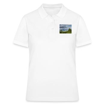 Vue de l’Alpspitze et de la Zugspitze - Polo Femme - blanc - Devant - Ailine (174cm)