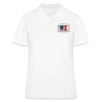 New York - Polo Femme - blanc - Devant - Ailine (174cm)