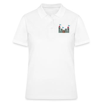 Château - Polo Femme - blanc - Devant - Ailine (174cm)