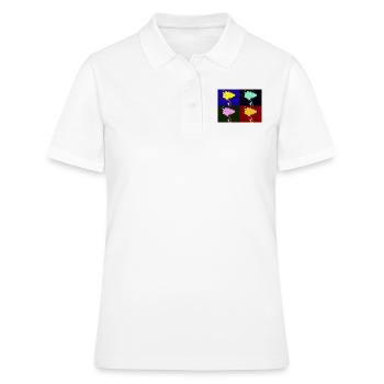 Imagination coquillage - Polo Femme - blanc - Devant - Ailine (174cm)