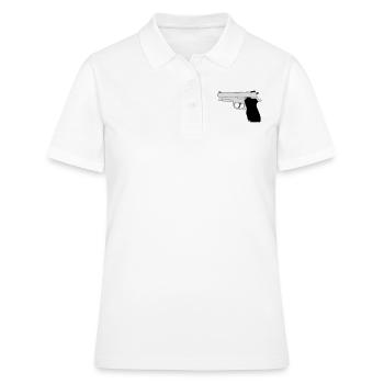 Arme - Polo Femme - blanc - Devant - Ailine (174cm)