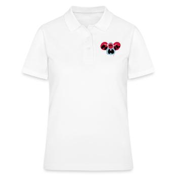 Macht - Frauen Polo Shirt - Weiß - Vorne - Ailine (174cm)