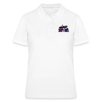 SO ROLLE ICH - Frauen Polo Shirt - Weiß - Vorne - Ailine (174cm)