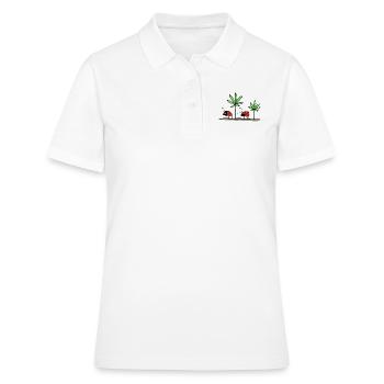 Lucky - Lucky Stoner - Women's Polo Shirt - white - Front - Ailine (174cm)