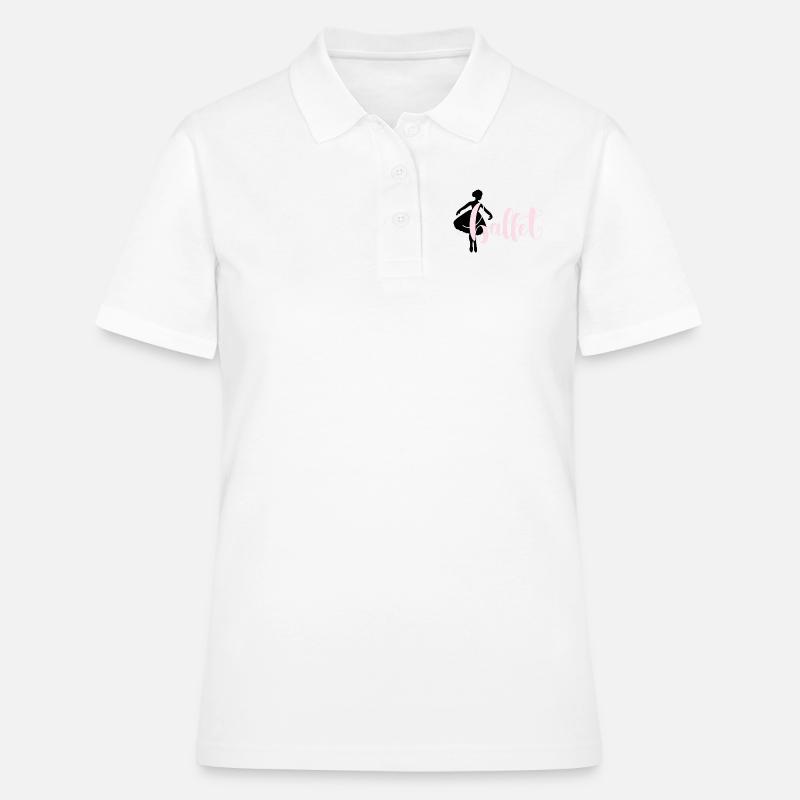 ballerina - Women's Polo Shirt - white