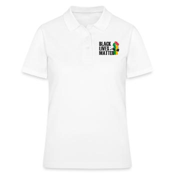 Juneteenth Day 1865, Black Lives Matter - Polo Femme - blanc - Devant - Ailine (174cm)