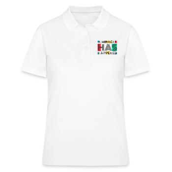 Ein Wunder ist geschehen - Frauen Polo Shirt - Weiß - Vorne - Ailine (174cm)