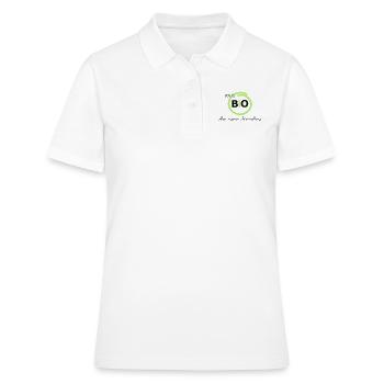 100 % Bio - Frauen Polo Shirt - Weiß - Vorne - Ailine (174cm)