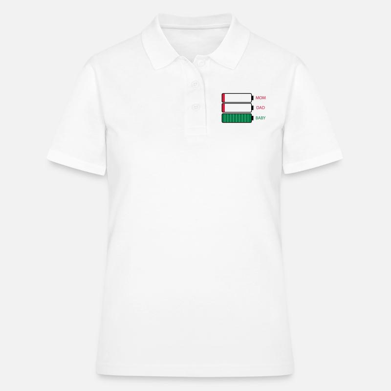 Parents empty battery - Women's Polo Shirt - white