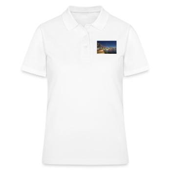 Panorama de Brooklyn Bridge et Skyline - Polo Femme - blanc - Devant - Ailine (174cm)
