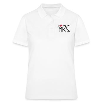 mrs - Women's Polo Shirt - white - Front - Ailine (174cm)