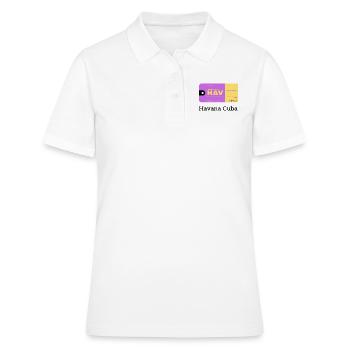La Havane Cuba - Polo Femme - blanc - Devant - Ailine (174cm)
