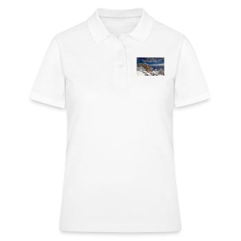 Zugspitze summit cross - Women's Polo Shirt - white - Front - Ailine (174cm)