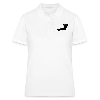 sit up sport - Frauen Polo Shirt - Weiß - Vorne - Ailine (174cm)