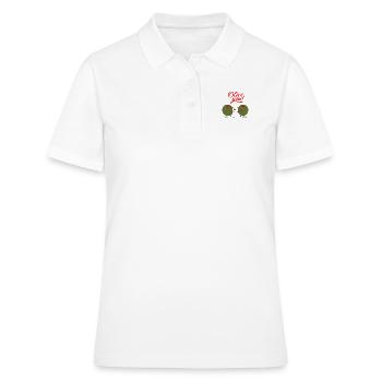 Olive you - Frauen Polo Shirt - Weiß - Vorne - Ailine (174cm)