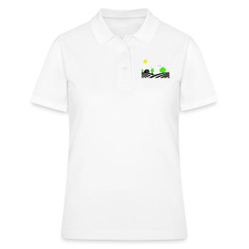 ferme - Polo Femme - blanc - Devant - Ailine (174cm)
