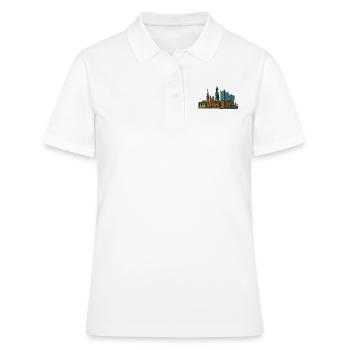 Horizon de Hambourg - Polo Femme - blanc - Devant - Ailine (174cm)