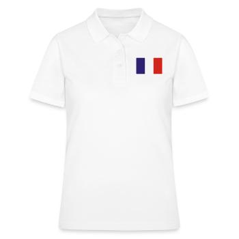 Frankreich - Frauen Polo Shirt - Weiß - Vorne - Ailine (174cm)