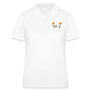 Play Soccer Boys - Frauen Polo Shirt - Weiß - Vorne - Ailine (174cm)