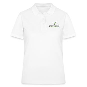 party service (d, 2c) - Frauen Polo Shirt - Weiß - Vorne - Ailine (174cm)