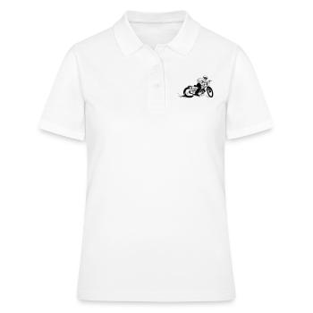 Speedway - Women's Polo Shirt - white - Front - Ailine (174cm)