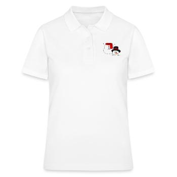 Bonhomme de neige sans tête - Polo Femme - blanc - Devant - Ailine (174cm)