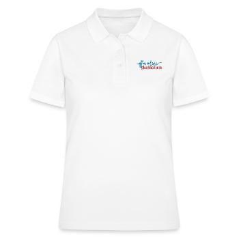 offline glücklichsein - Frauen Polo Shirt - Weiß - Vorne - Ailine (174cm)