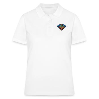 diamond - Frauen Polo Shirt - Weiß - Vorne - Ailine (174cm)
