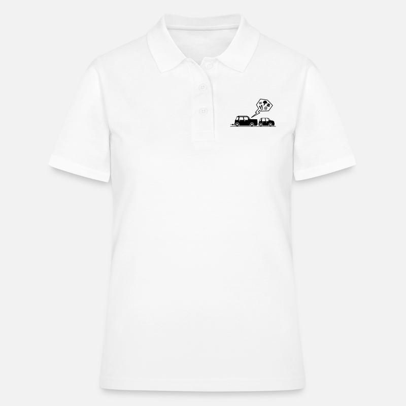 Angry driver - Women's Polo Shirt - white