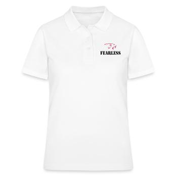 BE FEARLESS - BLACK PANTHER - Women's Polo Shirt - white - Front - Ailine (174cm)