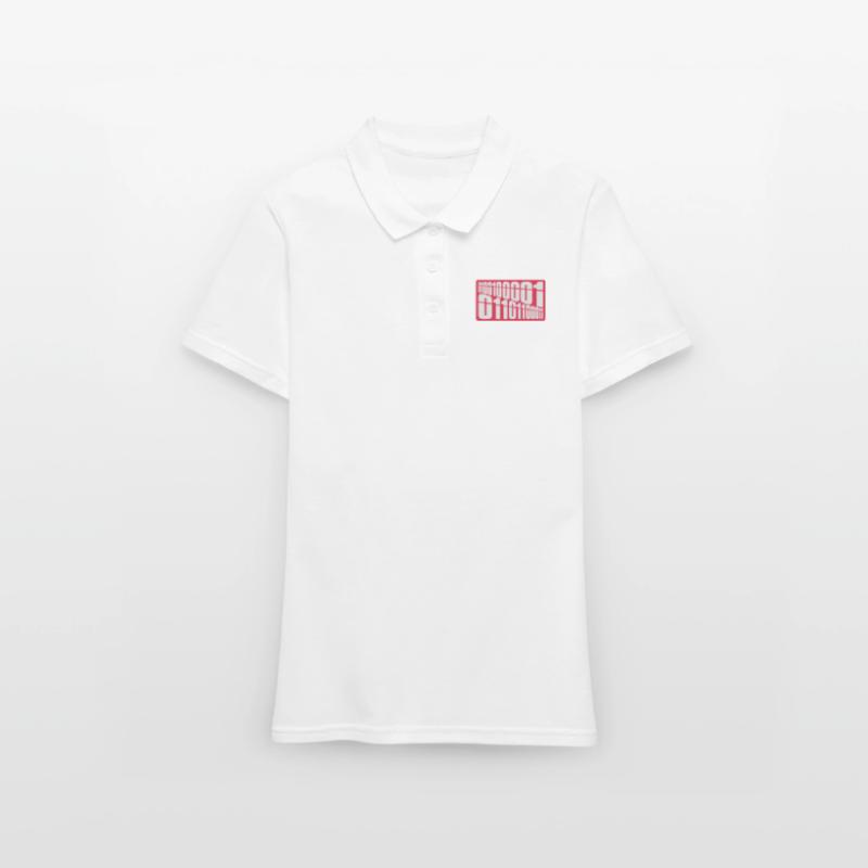 Langage de programme de code binaire Polo Femme