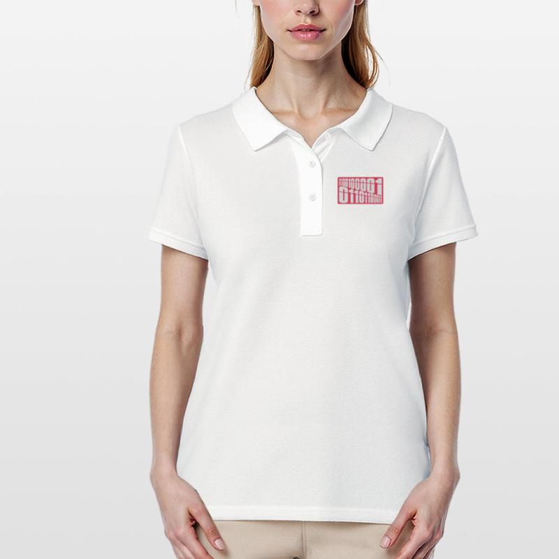 Langage de programme de code binaire Polo Femme
