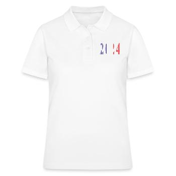 2024 Bleu Blanc Rouge - Polo Femme - blanc - Devant - Ailine (174cm)