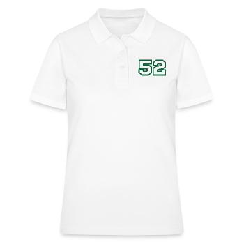 Nummer 52 green sport - Frauen Polo Shirt - Weiß - Vorne - Ailine (174cm)