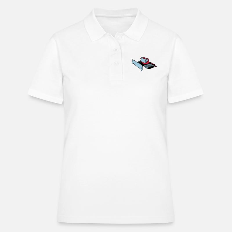 dameuse - Polo Femme - blanc