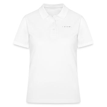 Ciao Kakao Black - Frauen Polo Shirt - Weiß - Vorne - Ailine (174cm)