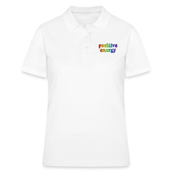 ÉNERGIE POSITIVE - Polo Femme - blanc - Devant - Ailine (174cm)