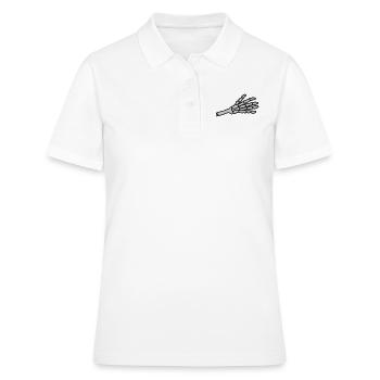 Les mains atteignent la main coupée - Polo Femme - blanc - Devant - Ailine (174cm)