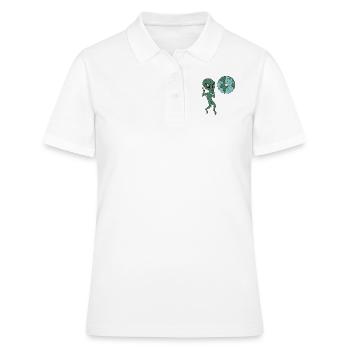Fléchettes - Polo Femme - blanc - Devant - Ailine (174cm)